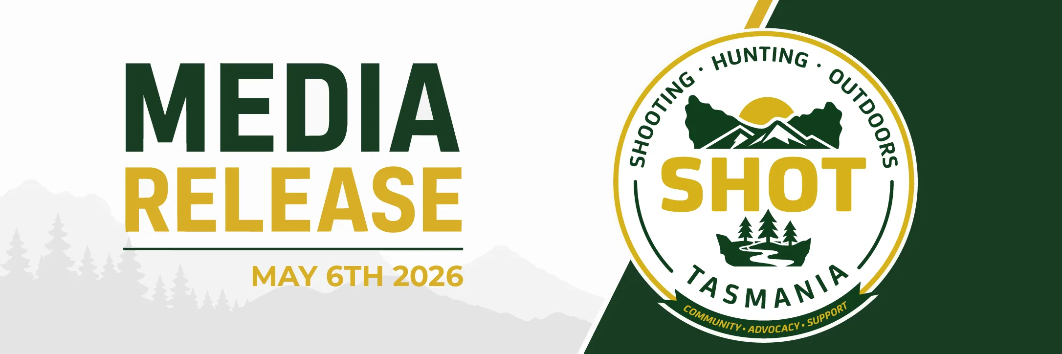 Tasmanian alliance formed to oppose firearm law changes, calls for evidence-based policy banner image