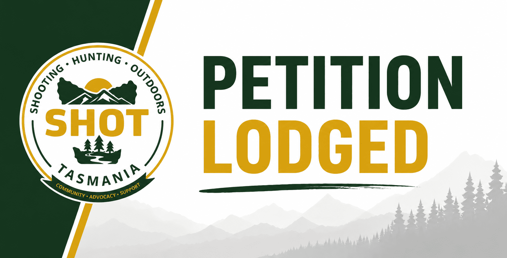 A Significant Milestone: The Petition Has Been Tabled banner image